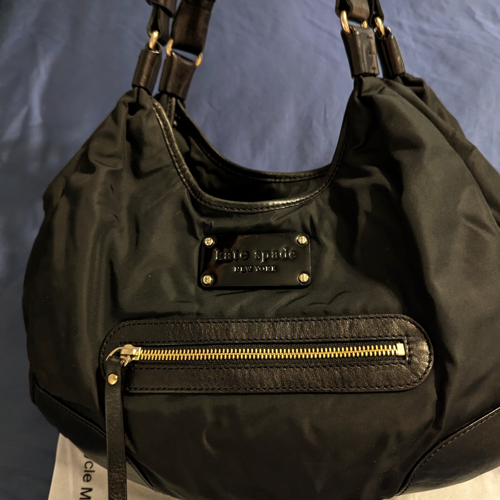 Kate Spade Black Nylon Shoulder Bag